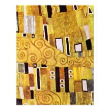 The Kiss, pattern detail by Gustav Klimt Custom Invite