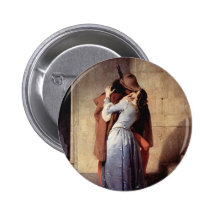 The Kiss Pinback Button