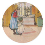 "The Kitchen" by Carl Larsson Art Print stickers