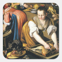 The Kitchen in detail by Vincenzo Campi Sticker
