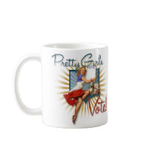 The Kitsch Bitsch : 1950's Pretty Girls Vote! Mug