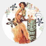 The Kitsch Bitsch : Aloha Oops! Round Sticker