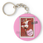 The Kitsch Bitsch : "Aming 4 U" Candy Heart Pin-Up keychains