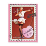 The Kitsch Bitsch : "Aming 4 U" Candy Heart Pin-Up postcards