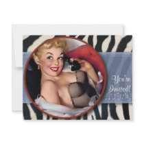The Kitsch Bitsch : ANY PARTY Invitations / Zebra