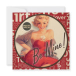 The Kitsch Bitsch : "Be Mine" Valentine Pin-Up invitations