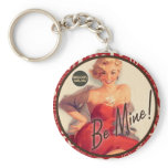 The Kitsch Bitsch : "Be Mine" Valentine Pin-Up keychains