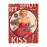 The Kitsch Bitsch : "Be Mine" Valentine Pin-Up postcards