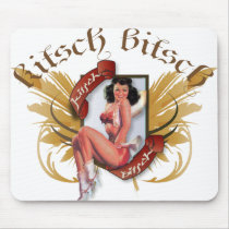 The Kitsch Bitsch : Cowgirl Retro Tattoo Pin-Up Mouse Mat