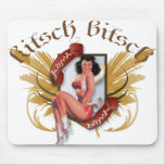The Kitsch Bitsch : Cowgirl Retro Tattoo Pin-Up mousepads