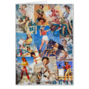 The Kitsch Bitsch : Destroyed Cowgirl Pin-Up No. 1 cards