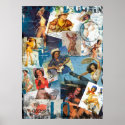 The Kitsch Bitsch : Destroyed Cowgirl Pin-Up No.2 posters