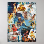The Kitsch Bitsch : Destroyed Cowgirl Pin-Up No.2 posters
