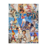 The Kitsch Bitsch : Destroyed Cowgirl Pin-Ups No.1 postcards