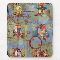 The Kitsch Bitsch:Destroyed Kitsch Bitsch Pin-Ups Mouse Mat
