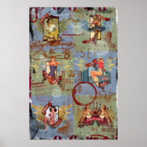 The Kitsch Bitsch:Destroyed Kitsch Bitsch Pin-Ups Poster