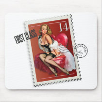 The Kitsch Bitsch : First Class Valentine Pin-Up Mouse Pads