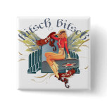 The Kitsch Bitsch : Fly Girl Tattoo Pin-Up buttons