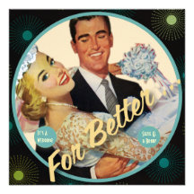 The Kitsch Bitsch : For Better ... Personalised Invitation