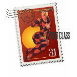 The Kitsch Bitsch : Halloween Jester Stamp Design t-shirts