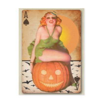 The Kitsch Bitsch : Halloween Pin-Up Card