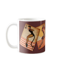 The Kitsch Bitsch : Halloween Playing Card Pin-Ups Mug