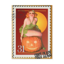 The Kitsch Bitsch : Jack O' Lantern Pin-Up Post Cards