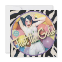 The Kitsch Bitsch : Just The Gals! Custom Announcements