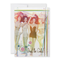 The Kitsch Bitsch : Just The Gals! Custom Invitations
