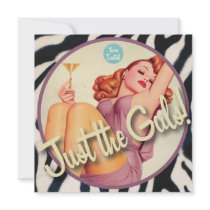 The Kitsch Bitsch : Just The Gals! Custom Invites