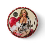 The Kitsch Bitsch : "Kiss Me" Valentine Pin-Up buttons