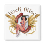 The Kitsch Bitsch : Kowgirl Kitsch Tattoo Pin-Up magnets