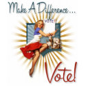 The Kitsch Bitsch : Make A Difference ... Vote! t-shirts