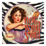 The Kitsch Bitsch : Not Wed Yet! Bridal Shower Custom Announcements
