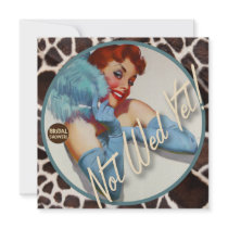 The Kitsch Bitsch : Not Wed Yet! Personalized Invites