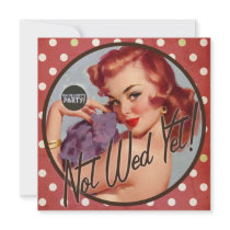 The Kitsch Bitsch : Not Wed Yet! Personalized Announcements