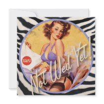 The Kitsch Bitsch : Not Wed Yet! Personalised Invite