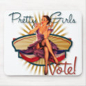 The Kitsch Bitsch: Pretty Girls Vote 1940's Pin-Up mousepads