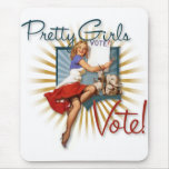 The Kitsch Bitsch:Pretty Girls Vote!1950's Pin-Up Mouse Mats