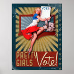 The Kitsch Bitsch : Pretty Girls Vote No. 2 posters