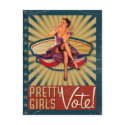 The Kitsch Bitsch : Pretty Girls Vote! postcards
