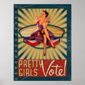 The Kitsch Bitsch : Pretty Girls Vote posters