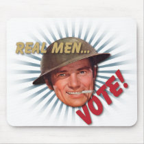 The Kitsch Bitsch: Real Men Vote! Mouse Mats