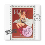 The Kitsch Bitsch : "Red Hot" Candy Heart Pin-Up magnets