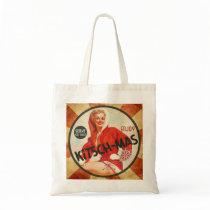 The Kitsch Bitsch : Retro Happy Holidays Graphic Tote Bags