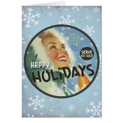 The Kitsch Bitsch : Retro Happy Holidays Graphic Cards