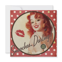 The Kitsch Bitsch: Smooches, Darling! Personalized Invites