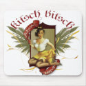 The Kitsch Bitsch : Soda Girl Retro Tattoo Pin-Up mousepads