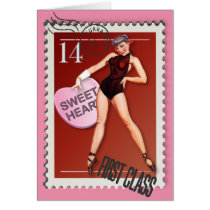 The Kitsch Bitsch : "Sweet Heart" Candy Heart Greeting Card