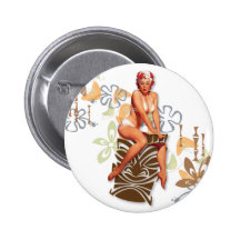 The Kitsch Bitsch : The Tiki Goddess Buttons